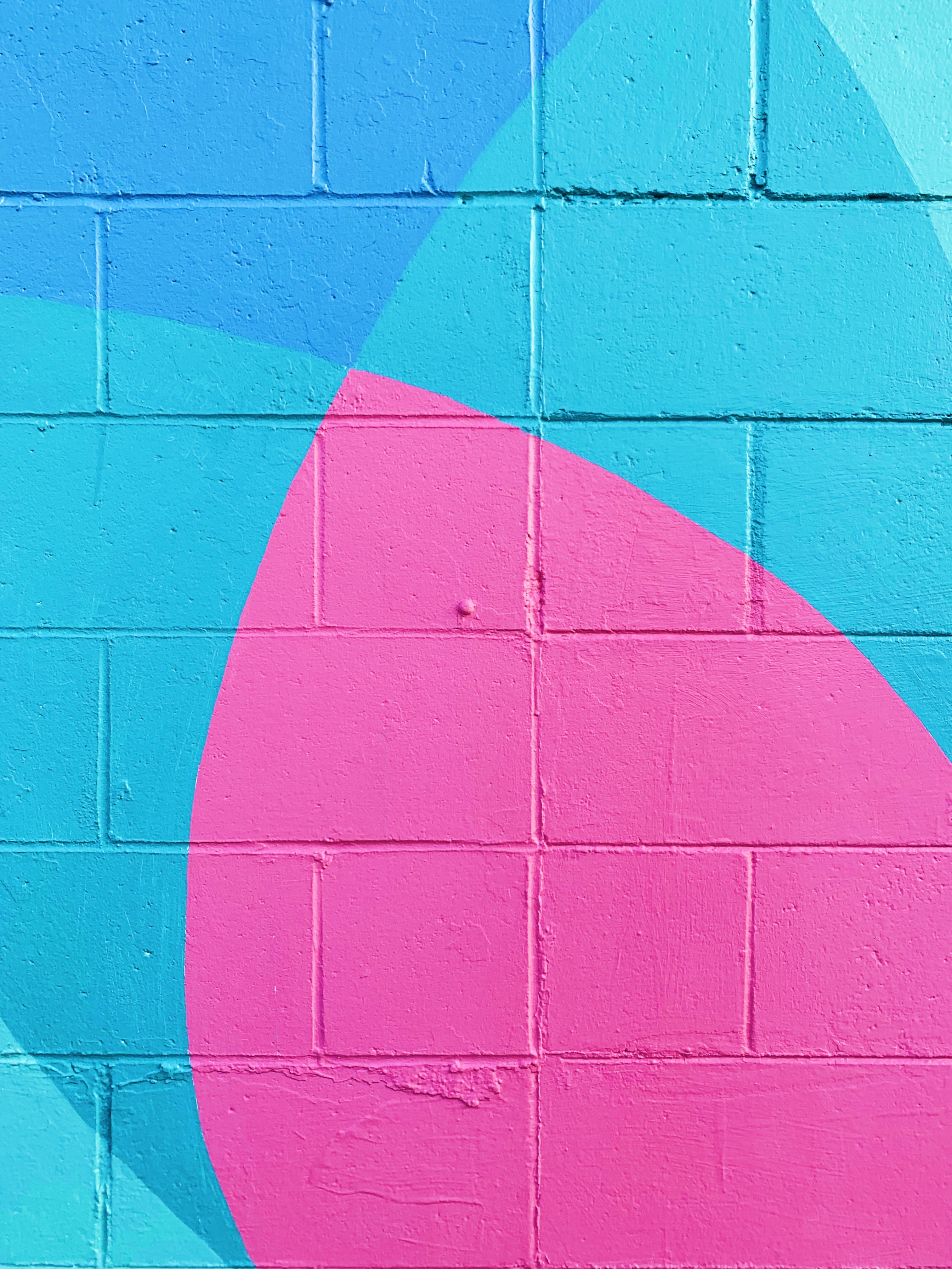 brightly painted wall